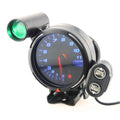 12V 3.75 Inch 11000 RPM Blue LED Tachometer Gauge Kit with Shift Light K189198