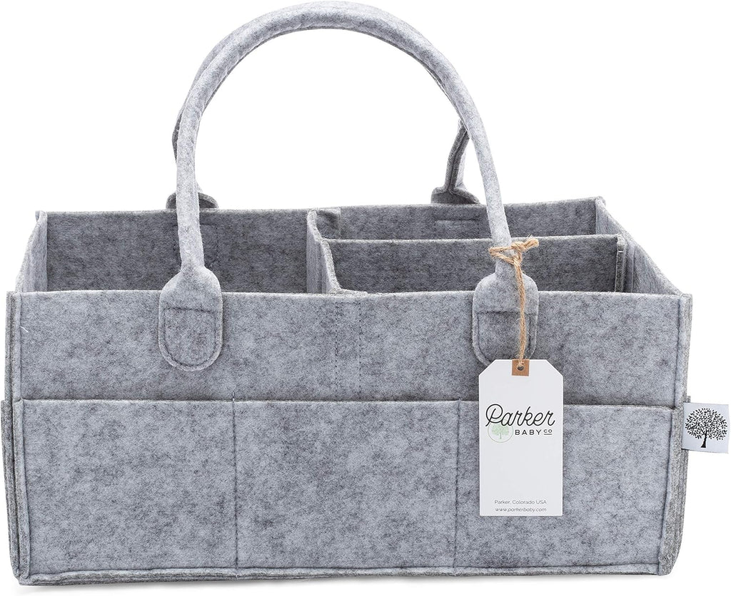 Oatmeal Diaper Caddy Storage Bin C66032