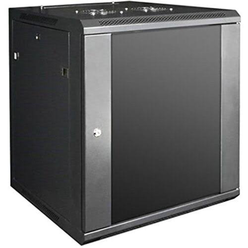 15U Wallmount Server Cabinet with 24-Port Cat6 Patch Panel A752887
