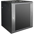 15U Wallmount Server Cabinet with 24-Port Cat6 Patch Panel A752887