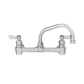 Stainless Steel Kitchen Faucet with Swing Spout and Lever Handles W774