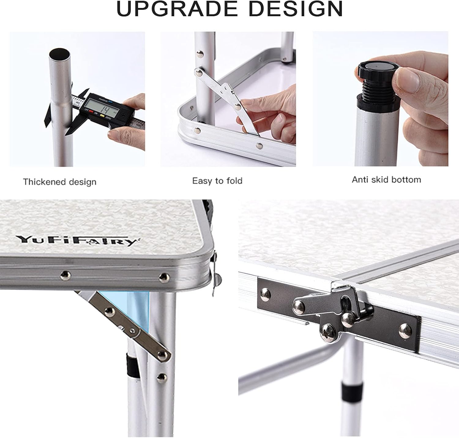Small Folding Aluminum Camp Table V8736