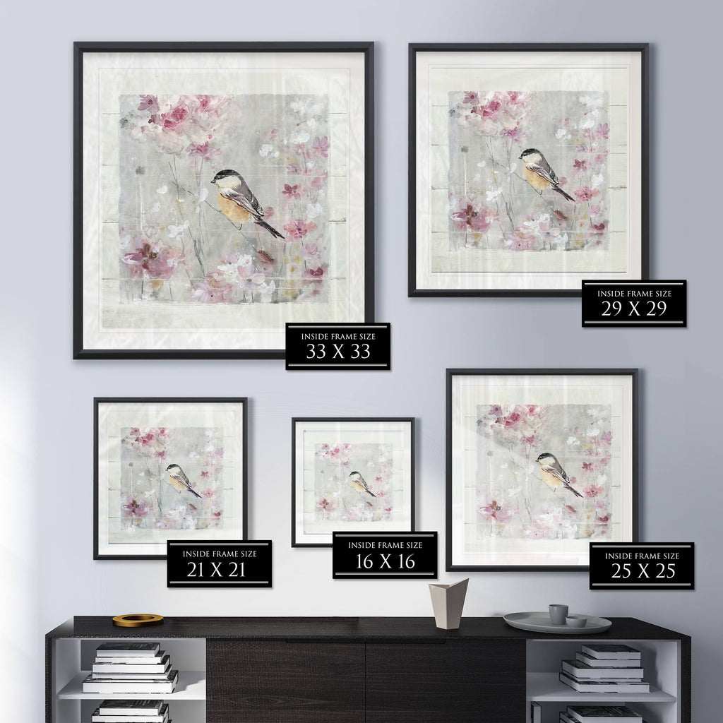 Framed Giclee Print 22X22 W9933
