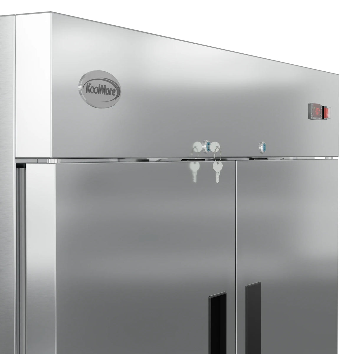 54 in. Commercial Stainless Steel Solid Half Door Reach-In Freezer, 47 cu. ft. R45758