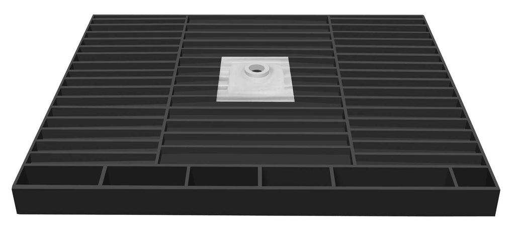 Triple Threshold Shower Base with Drain P642