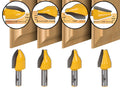 4 Bit Vertical Raised Panel Router Bit Set 1/2-Inch Shank X802