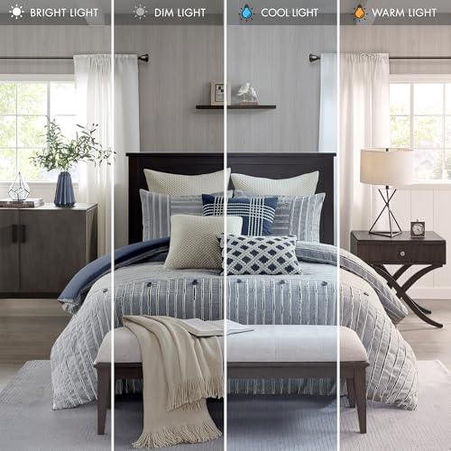 King Ivory Cotton Comforter Set 9 Piece X238843