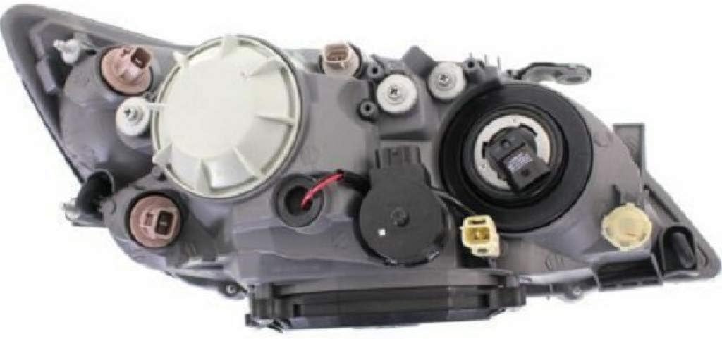 Passenger Side Head Light Assembly with Bulbs HID Type E570