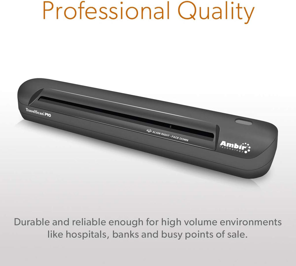 Simplex Document Scanner with Receipt Software for Windows PC F212300