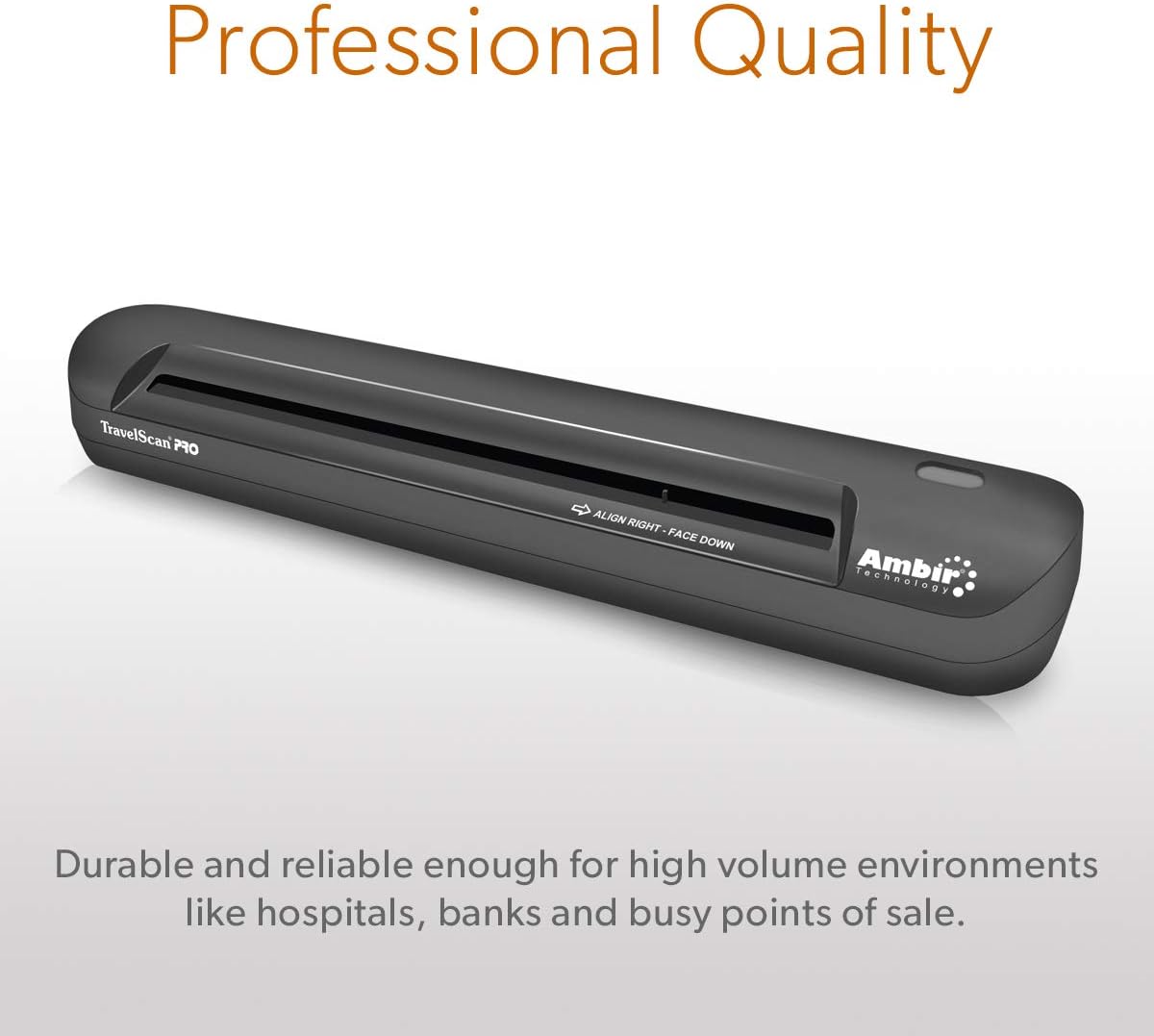 Simplex Document Scanner with Receipt Software for Windows PC F212300
