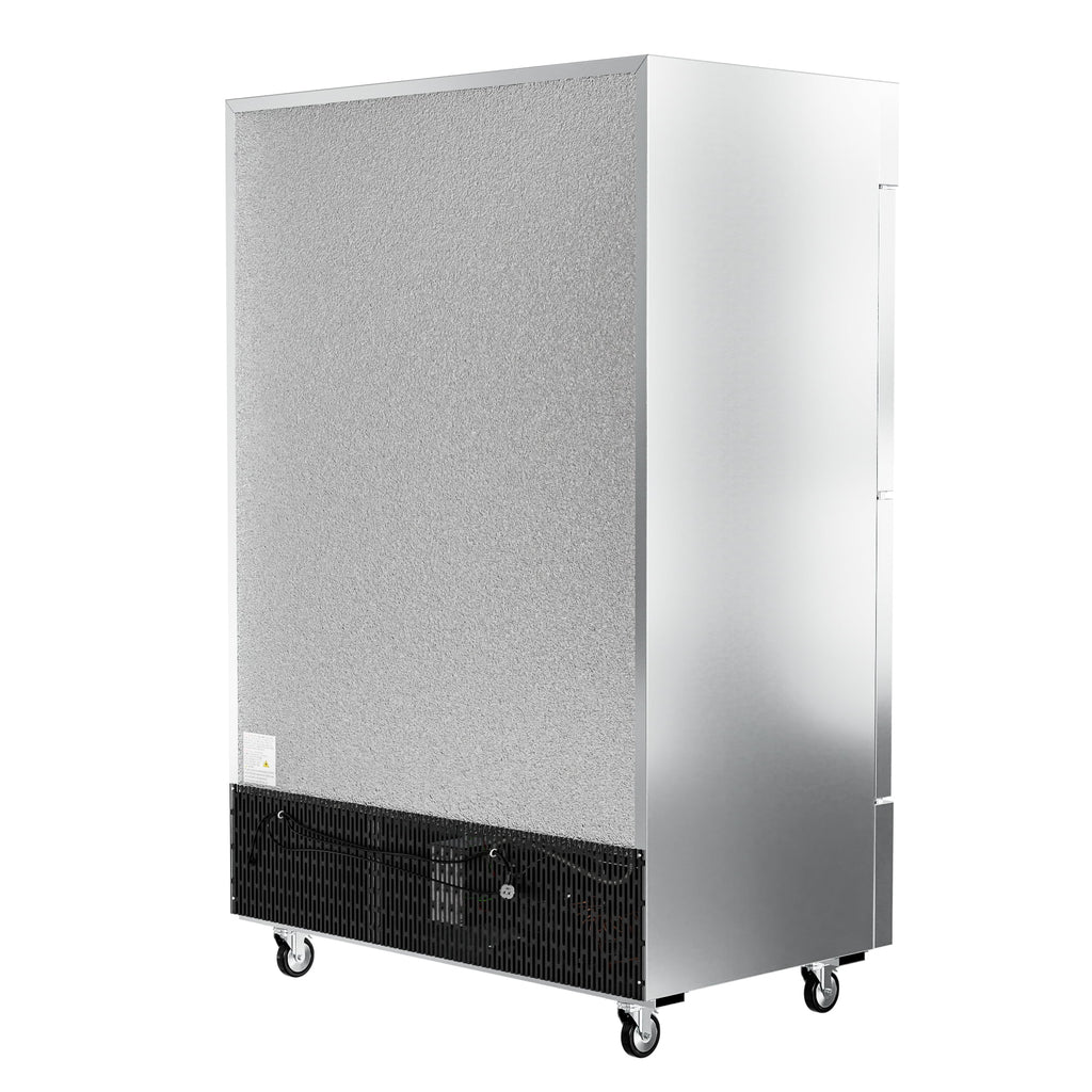 54 in. Commercial Stainless Steel Solid Half Door Reach-In Freezer, 47 cu. ft. R45758