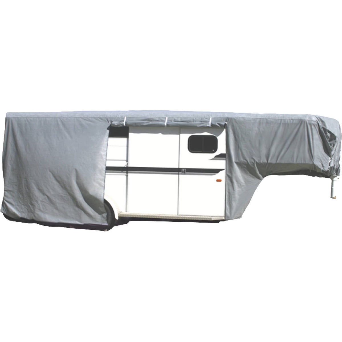 Grey Gooseneck Horse Trailer Cover T598