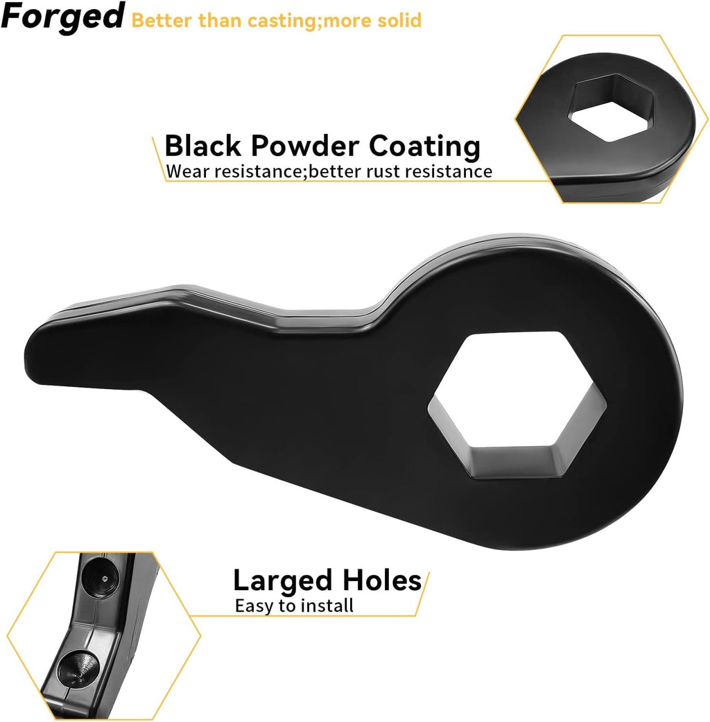 1"-3" Forged Adjustable Suspension Leveling Lift Kits with Shock Extenders Pack of 2 T802