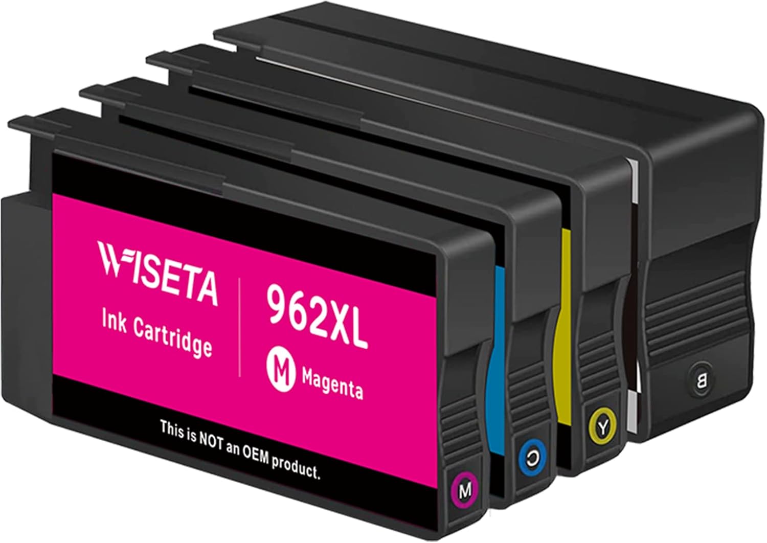 HP 962 962XL Black and C/M/Y Ink Cartridge 4-Pack Remanufactured for OfficeJet Pro 9010 Series A9243