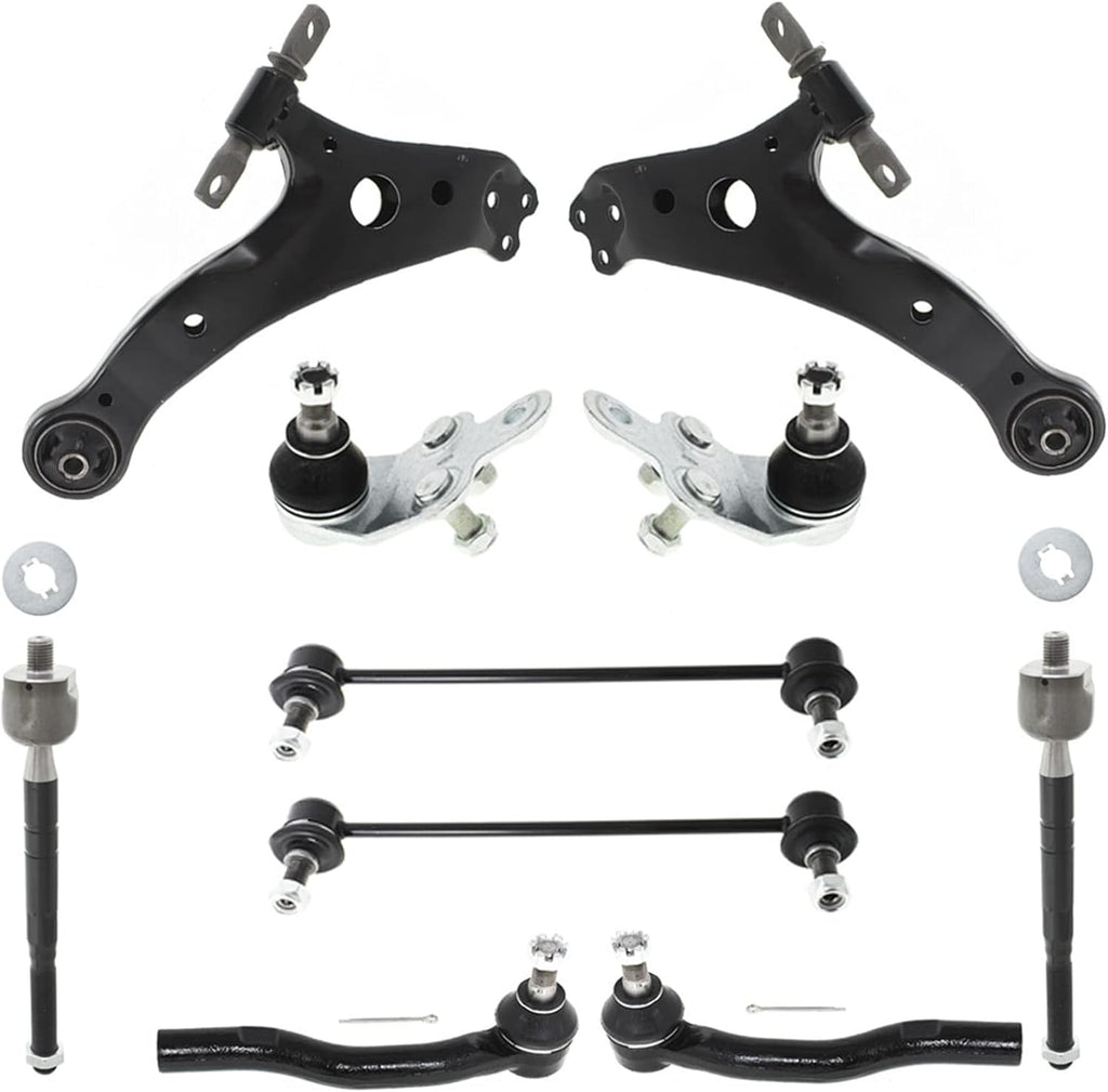 10pc Front Lower Control Arm Suspension Kit Y58626