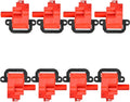 8pcs Racing Ignition Coil Pack Compatible With Cadillac Pontiac Chevrolet GMC CTS V Firebird Suburban Corvette Camaro GTO C3500 G3500 Express P30 2000 2001 2003 1997-2005 5.7L 8.1L 7.4L V8 UF192 P353