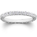 1ct Prong Diamond Eternity Ring 14K White Gold Y530806