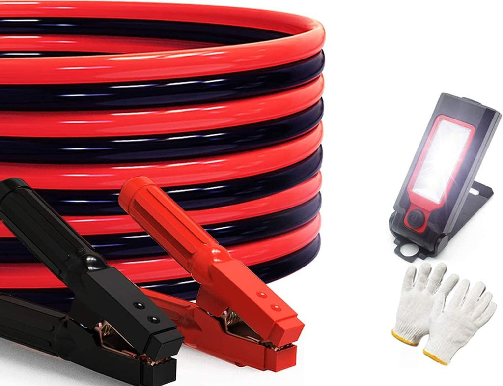 Heavy Duty Jumper Cables 0 Gauge x 25Ft 1000AMP with Carry Bag F73621