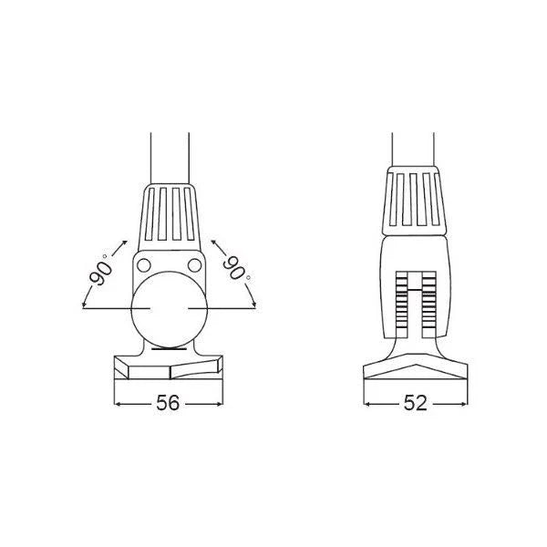 White Folding LED Anchor Light O8356