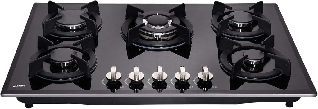 30 In Stainless Steel Gas Cooktop with 5 Sealed Burners P529183