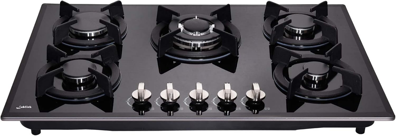 30 In Stainless Steel Gas Cooktop with 5 Sealed Burners P529183