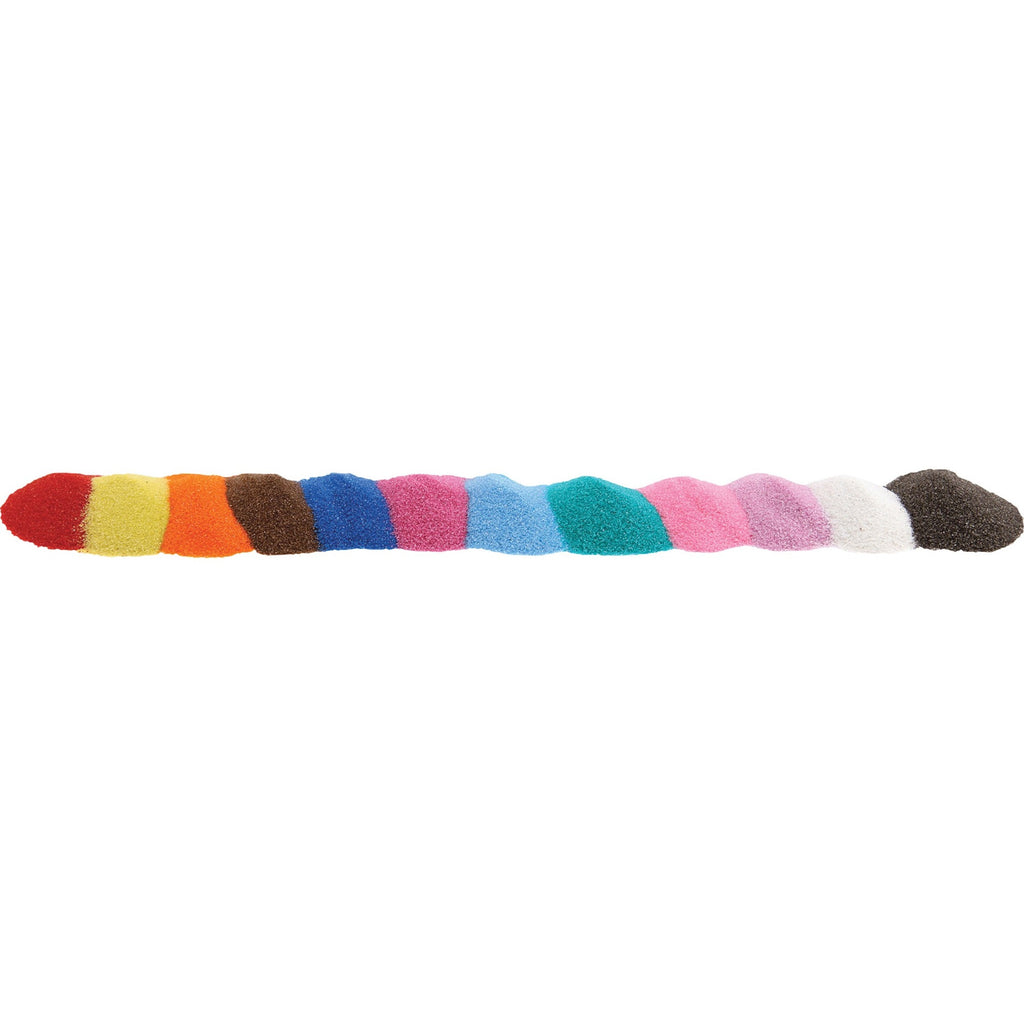 Assorted Colors Sand, 1lb, Pack of 12 P888804