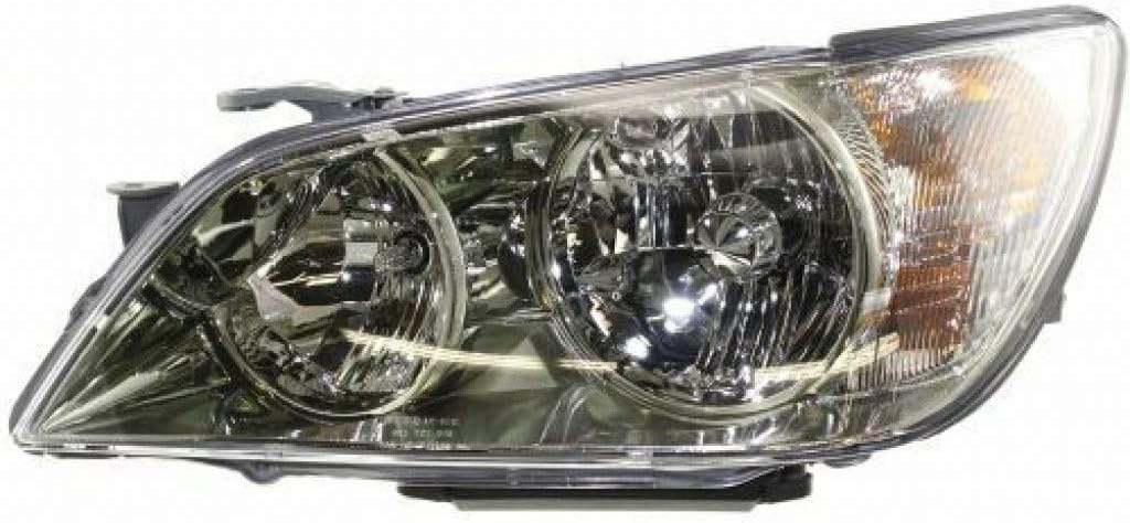 Passenger Side Head Light Assembly with Bulbs HID Type E570