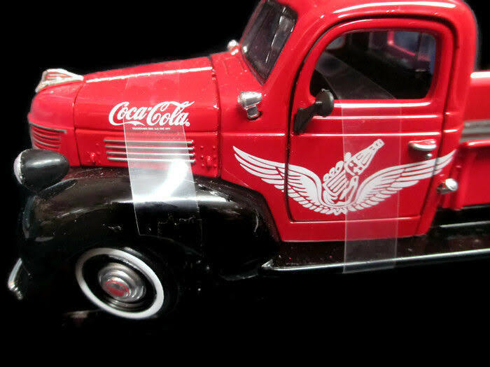 Red Coca Cola Plymouth Pickup Truck (1:24) Q332