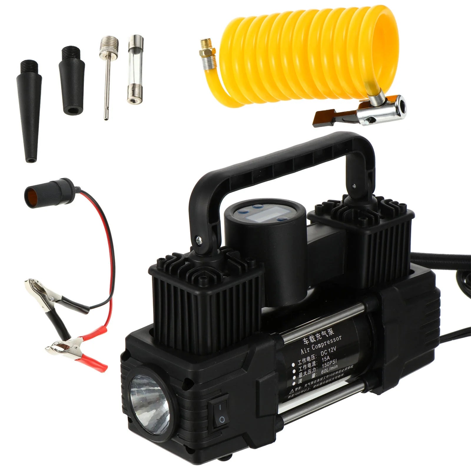 Portable Vehicle-mounted Tire Inflator Pump Y10962
