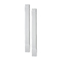 Primed Polyurethane Double Panel Pilaster Moulding with Plinth Block N6706