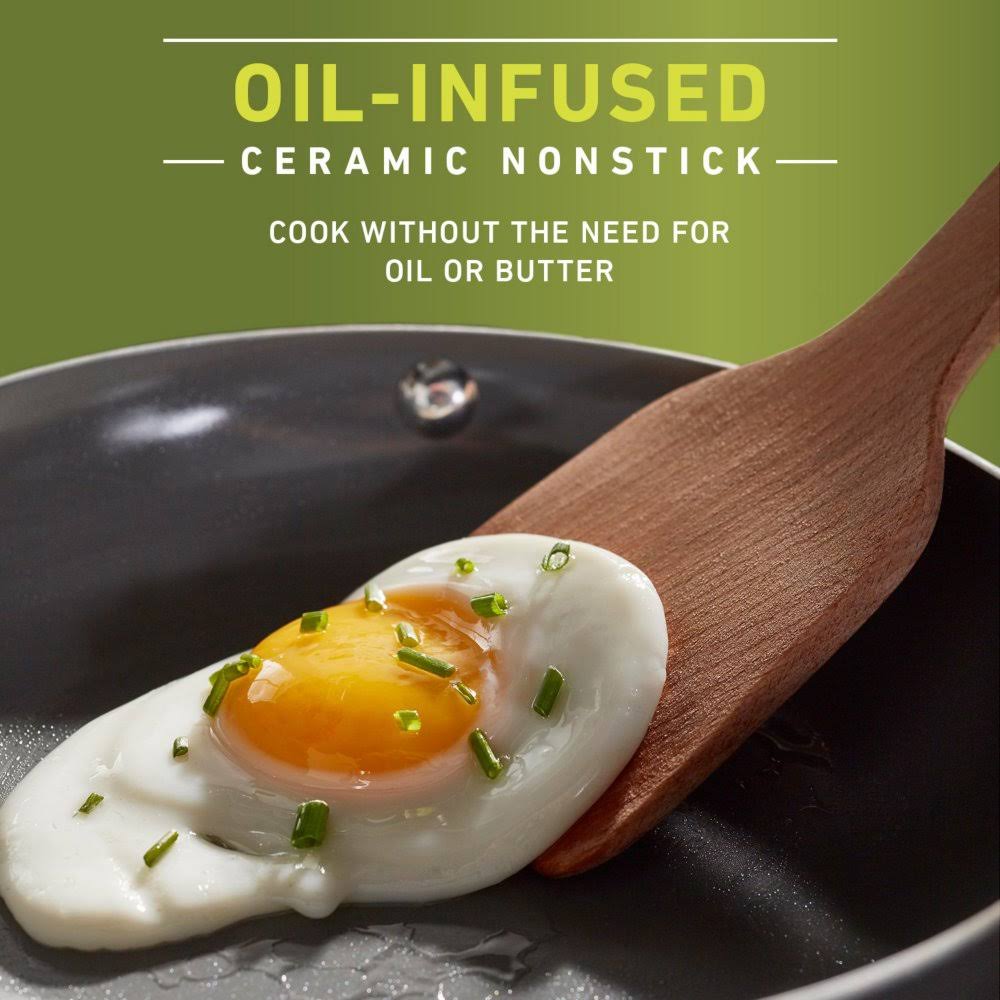12-Inch Ceramic Fry Pan with Cover N9160