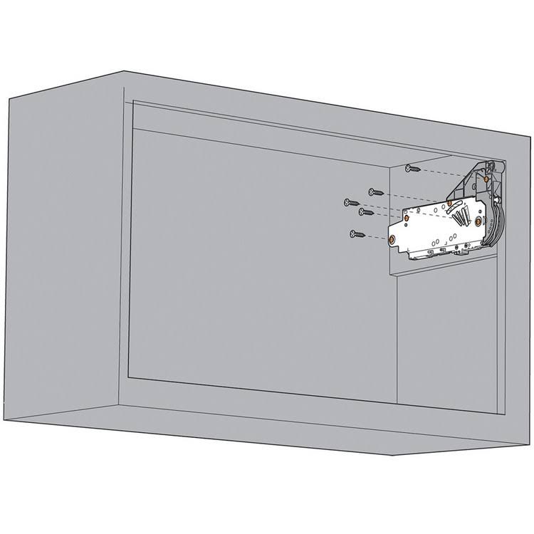 20L2500.N5 AVENTOS HL Face Frame Cabinet Lift Mechanism Set Zinc Plated G5709