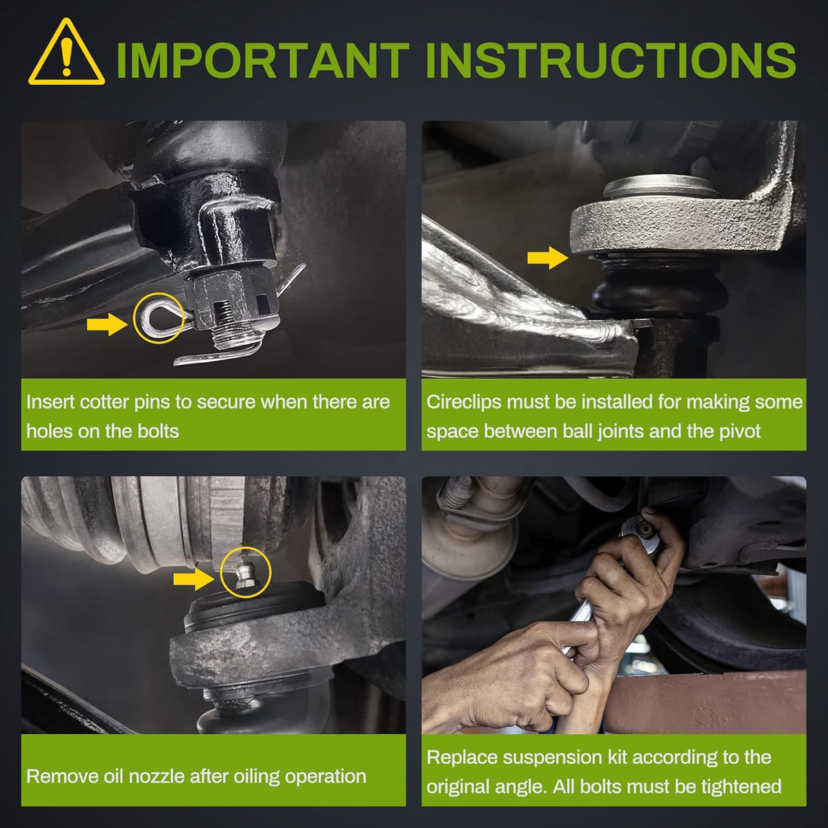 Front Lower Control Arms for Honda Pilot and Acura MDX L96059