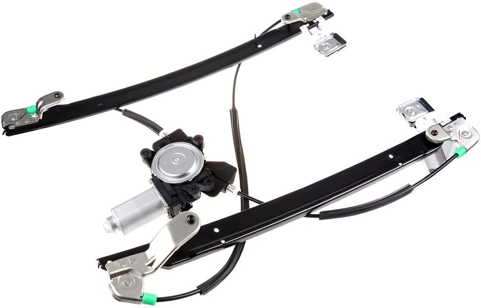 Front Left Power Window Motor and Regulator Assembly Pack of 2 T174