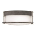 Aged Zinc 2 Light Flush Mount C241236