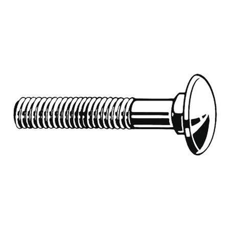 Carriage Bolt, 5/8-11, 5In, Zinc, PK50 P3871