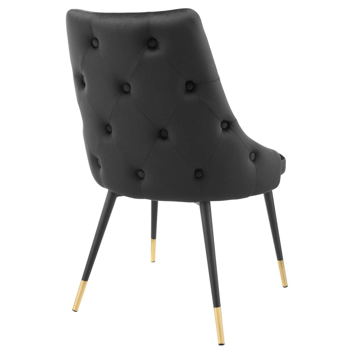 Navy Tufted Velvet Dining Side Chair V42238