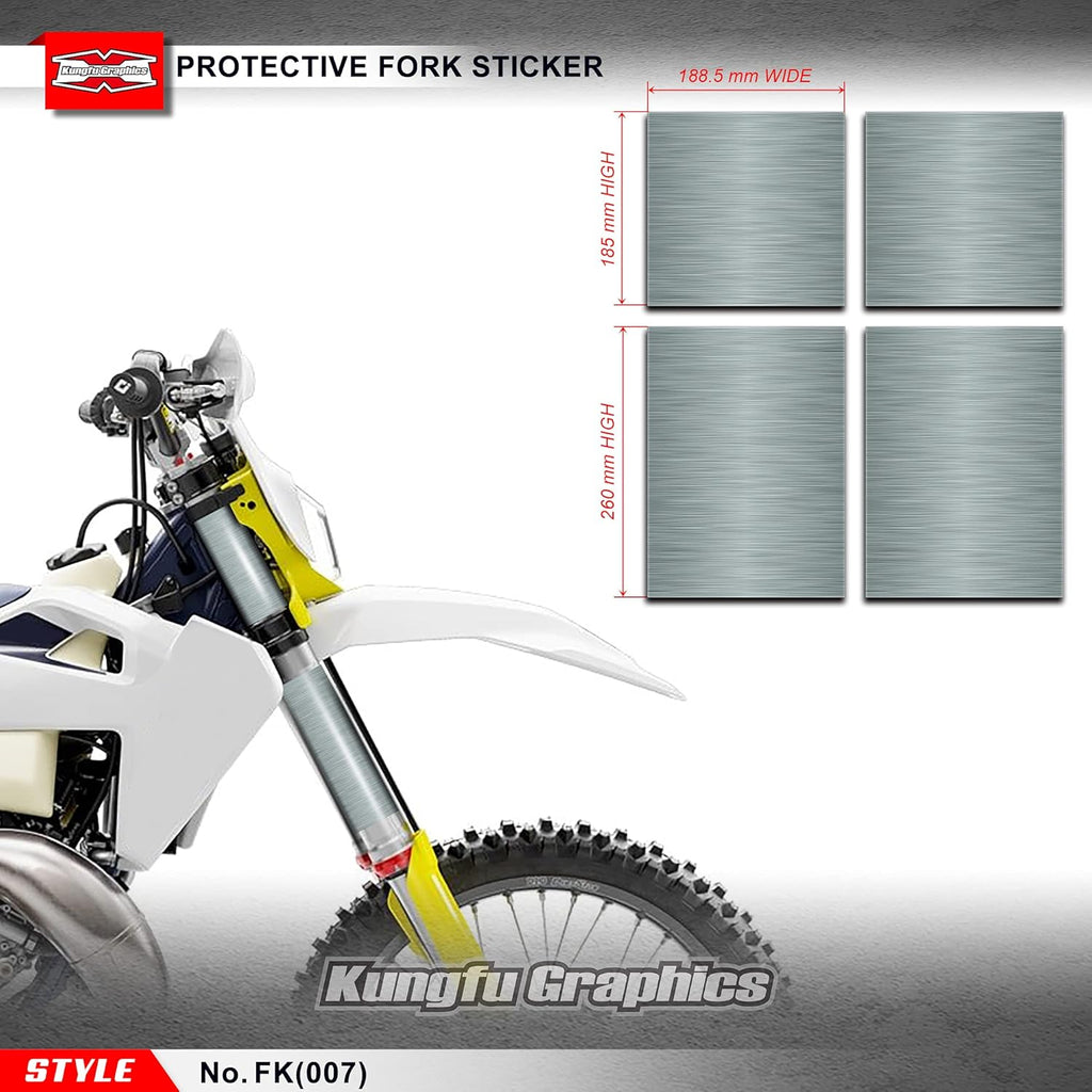 Black Upper Mid Fork Tube Decal Kit (Pack of 4) B96018