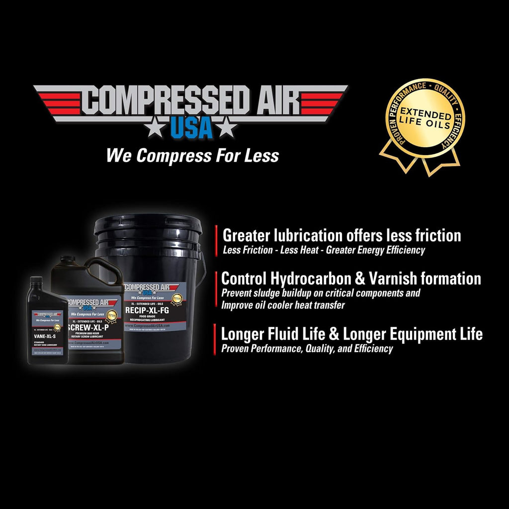 8000 Hour Rotary Screw Air Compressor Lubricating Oil (1 Gallon) W165