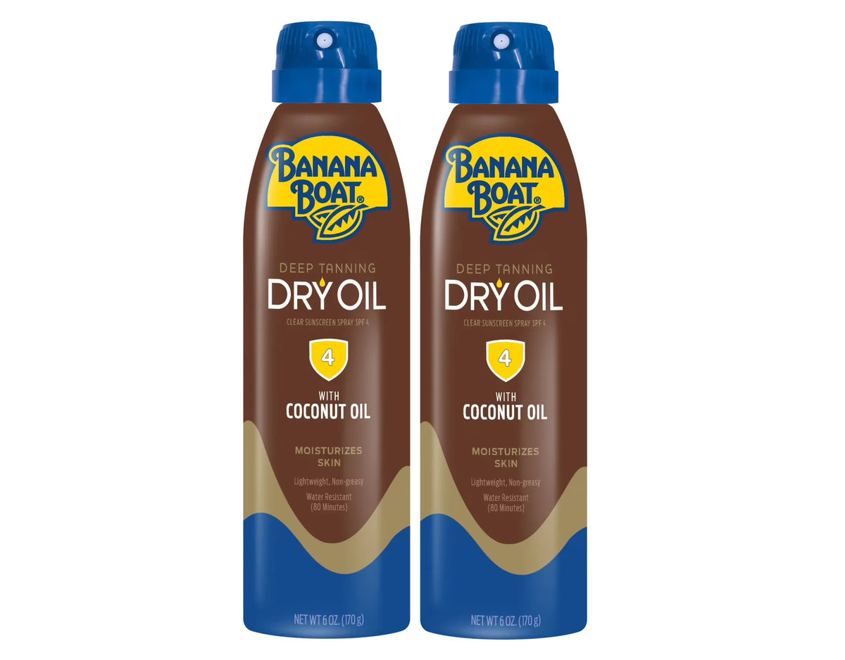 UltraMist Deep Tanning Dry Oil SPF 4 6oz Pack of 2 T4451