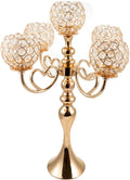 Gold Crystal Candle Holders D73291