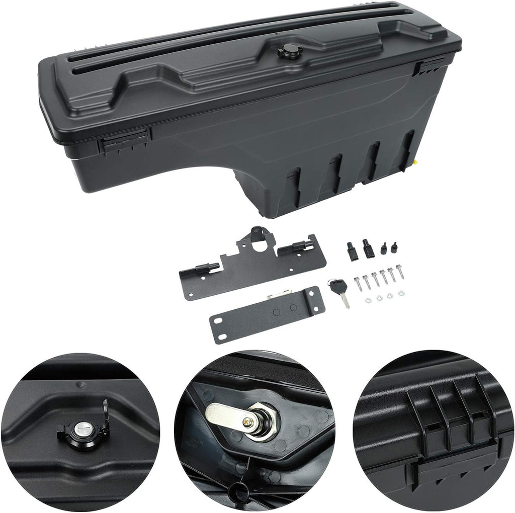 Truck Bed Storage Box Tool Box Lockable Storage Box S267