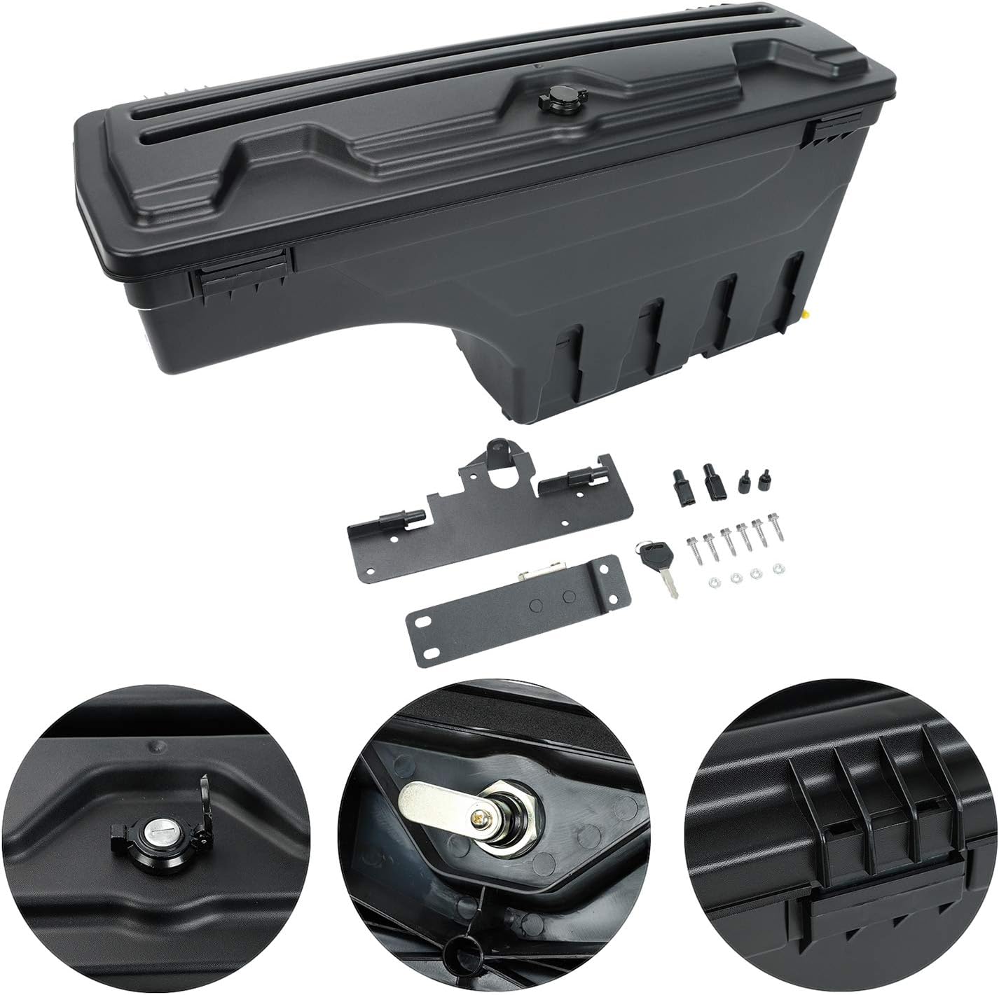 Truck Bed Storage Box Tool Box Lockable Storage Box S267