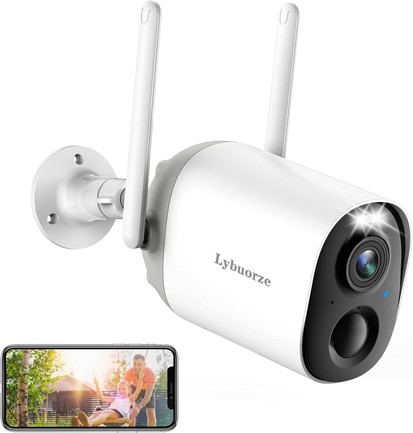 Wireless Outdoor Security Camera with Color Night Vision V3189