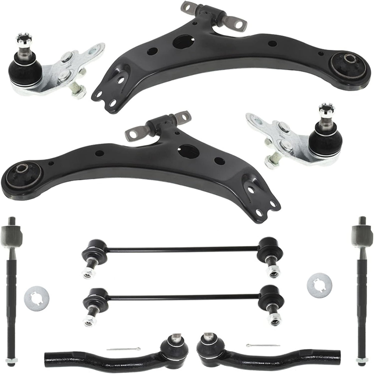 10pc Front Lower Control Arm Suspension Kit Y58626