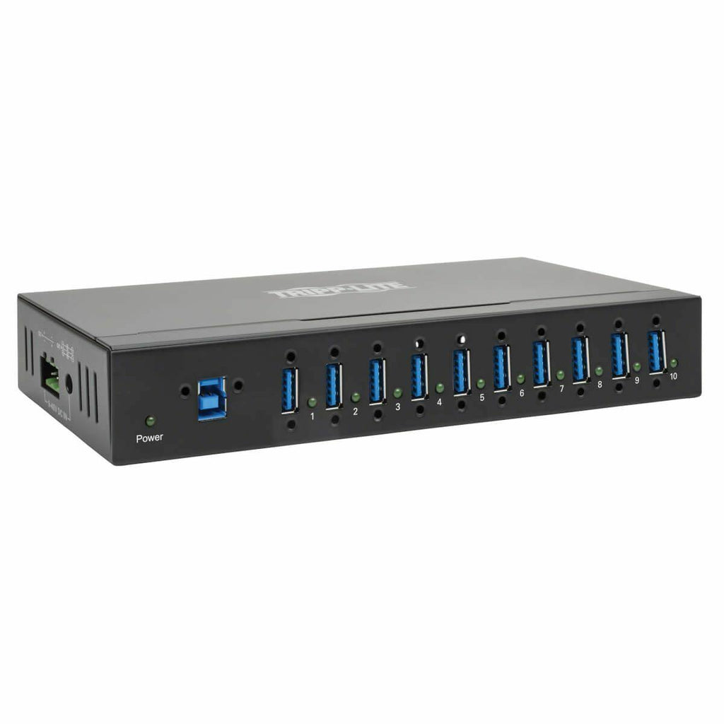 Iron Housing USB 3.0 Mountable Hub with 10 Ports Q689349