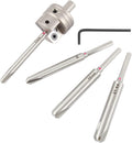 Pen Barrel Trimmer Kits with No-Sharpening Cutting Head, 7mm, 10mm Pen Mill Pilot Cutter Shafts, Pack of 2 H13253