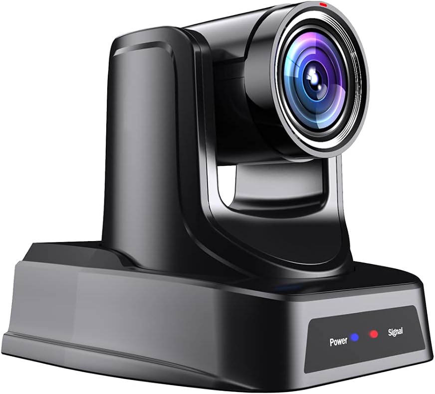 NDI PTZ Camera with HDMI, 3G-SDI and IP Outputs, 20x Zoom, White L13722