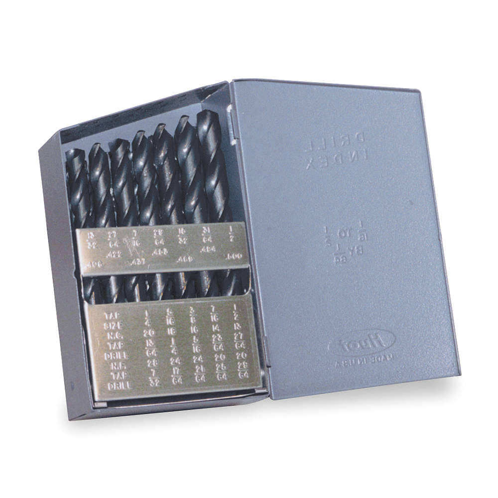 Black Oxide Jobber Drill Bit Set I4278