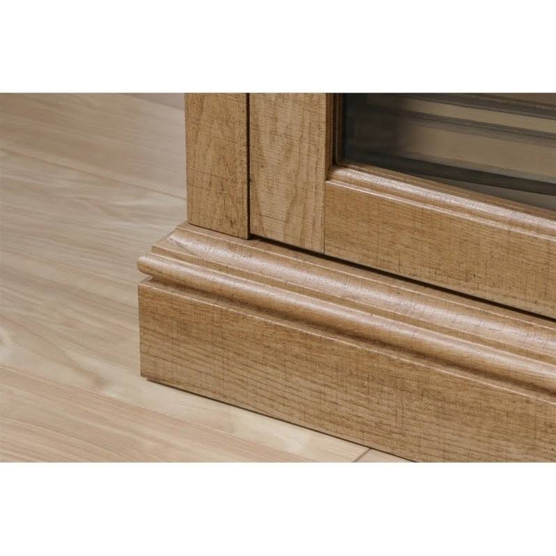Scribed Oak Entertainment Credenza R252